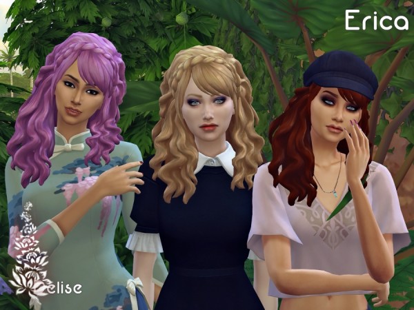  Sims Artists: Erica Hair