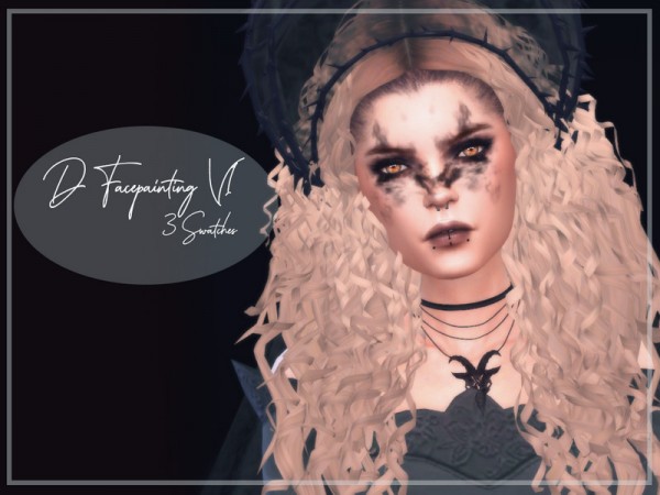  The Sims Resource: Facepainting V1 by Reevaly