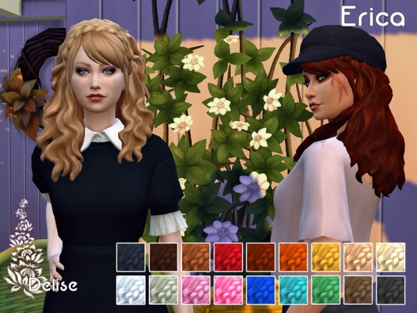  Sims Artists: Erica Hair