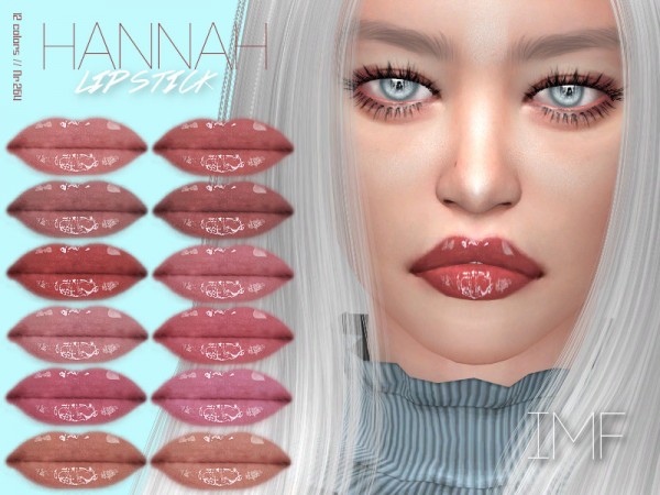  The Sims Resource: Hannah Lipstick N.264 by IzzieMcFire