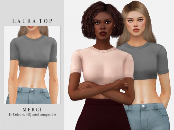  The Sims Resource: Laura Top by Merci
