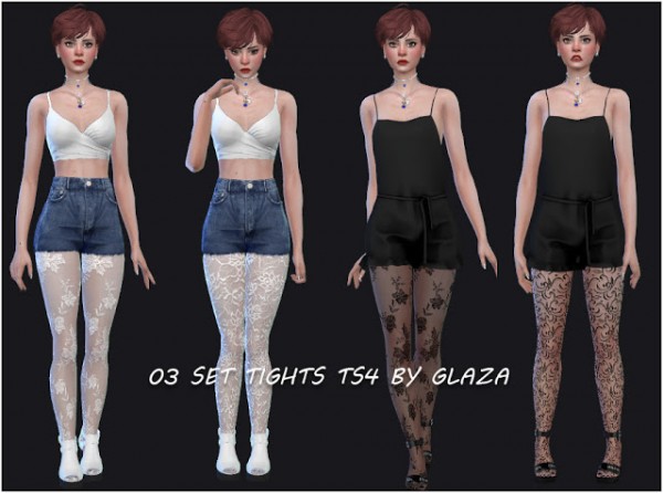  All by Glaza: 03 Set Tights