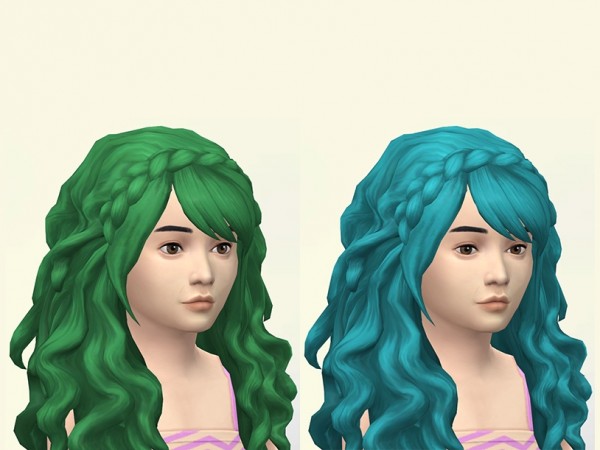  Sims Artists: Erica Hair Kids Version