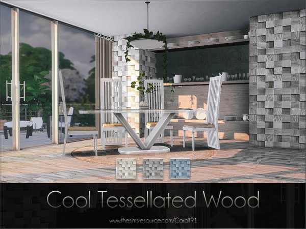  The Sims Resource: Cool Tessellated Wood by Caroll91