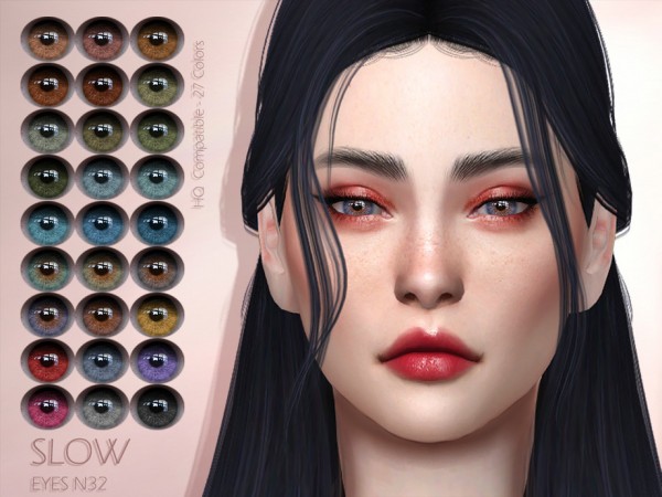 The Sims Resource: Slow Eyes N32 by Lisaminicatsims