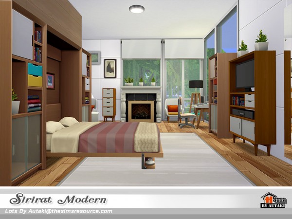  The Sims Resource: Sirirat Modern NoCC by autaki