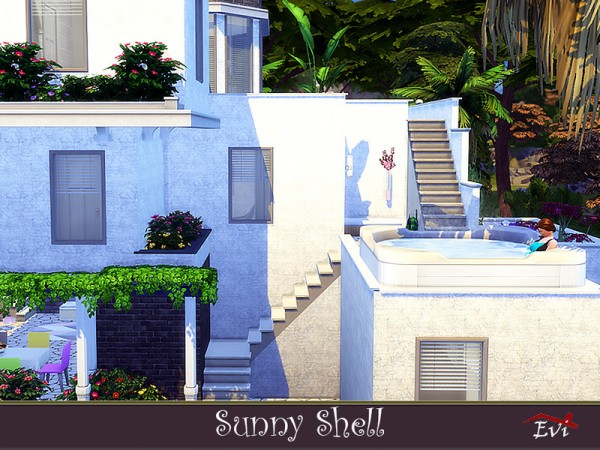  The Sims Resource: Sunny Shell House by Evi
