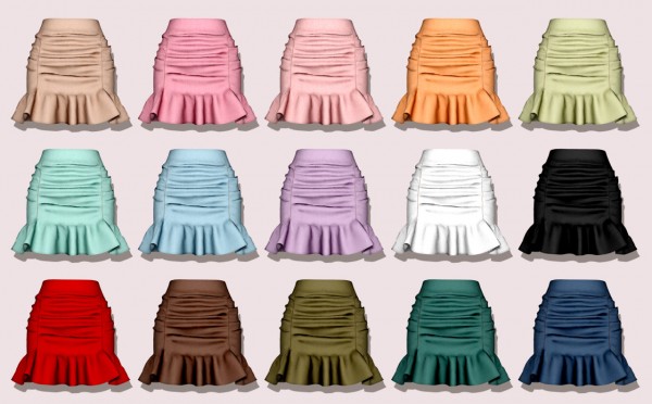  Rimings: Spring Cardigan and Frill Banding Skirt
