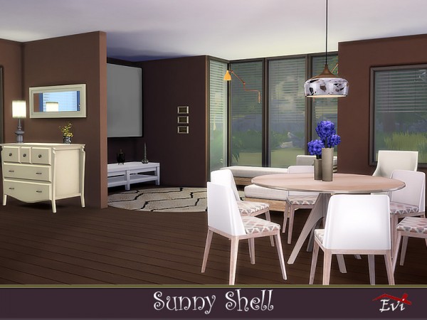  The Sims Resource: Sunny Shell House by Evi