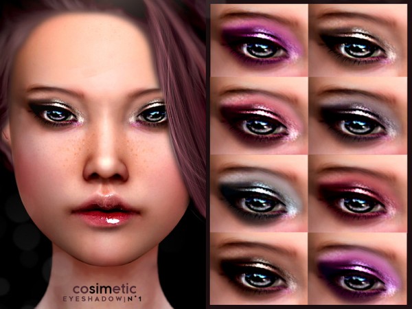  The Sims Resource: Eyeshadow N1 by cosimetic