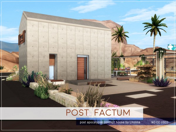  The Sims Resource: Post Factum House by Lhonna
