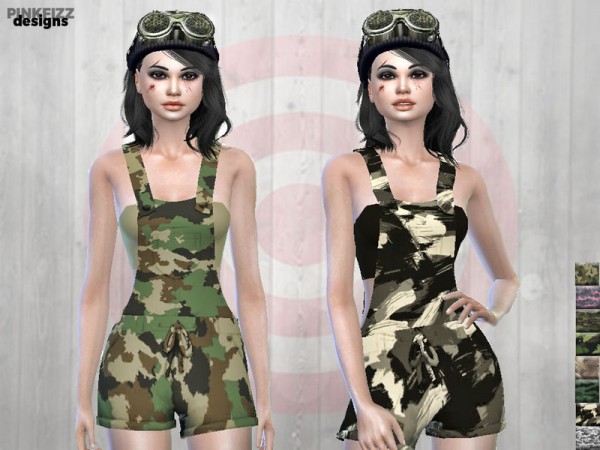  The Sims Resource: Apocalyptic Doomwear Dungarees by Pinkfizzzzz