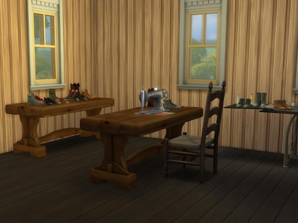  KyriaTs Sims 4 World: The shoemakers house