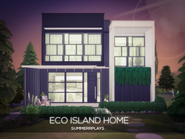  The Sims Resource: Eco Island Home by Summerr Plays