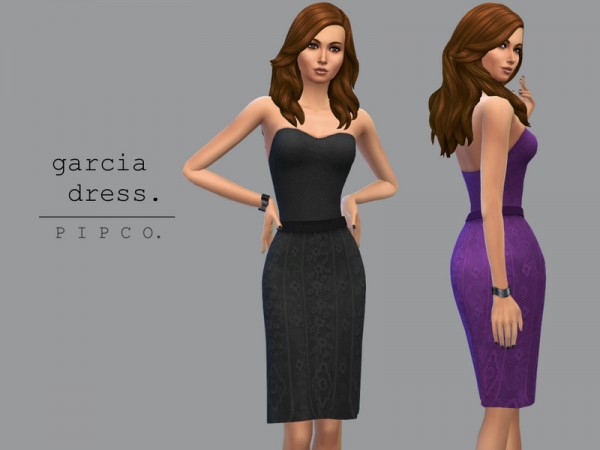  The Sims Resource: Garcia dress by Pipco