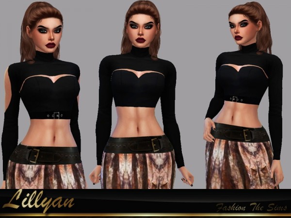  The Sims Resource: Top Suzana Apocalyptic by LYLLYAN