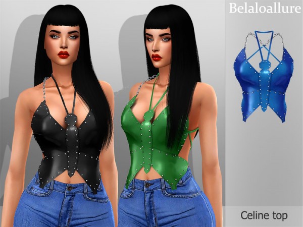  The Sims Resource: Belaloallure Celine top by belal1997