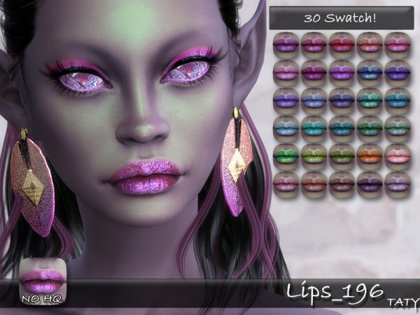  The Sims Resource: Lips 196 by Taty