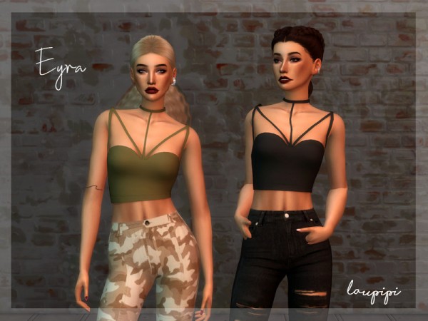  The Sims Resource: Eyra Top by laupipi