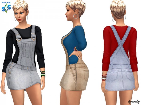  The Sims Resource: Overalls 20200515 by dgandy