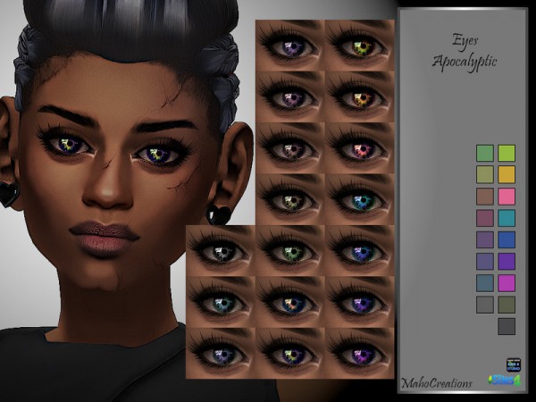  The Sims Resource: Eyes Apocalyptic by MahoCreations