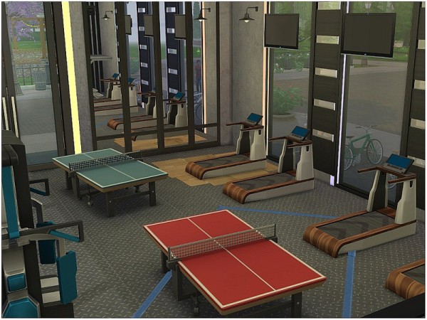  The Sims Resource: Town Gym by lotsbymanal