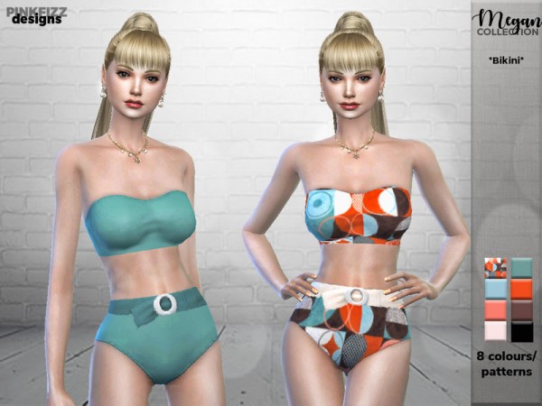  The Sims Resource: Megan Swimsuit by Pinkfizzzzz