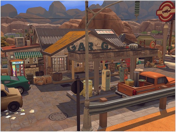  The Sims Resource: Last Station Bar by lotsbymanal
