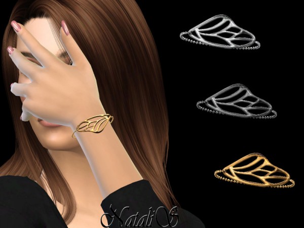  The Sims Resource: Butterfly wing bracelet by NataliS