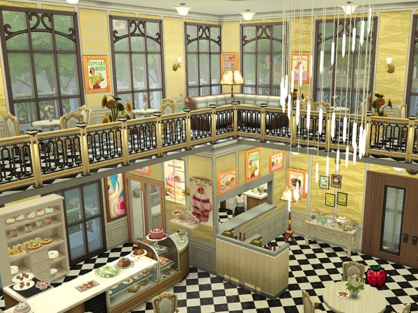  The Sims Resource: Eleanor restaurant by melapples