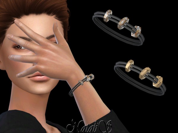  The Sims Resource: Hex nut bracelet by NataliS