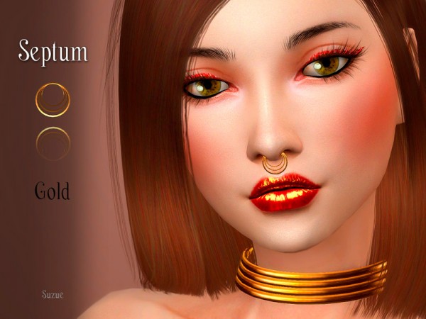  The Sims Resource: Gold Septum by Suzue