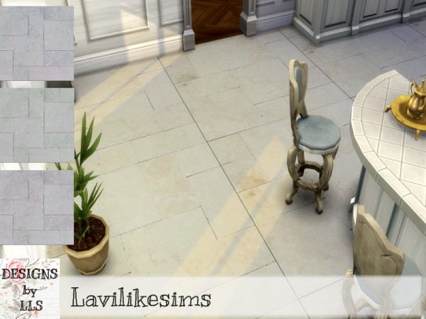  The Sims Resource: Darcy Tiled Floor by lavilikesims