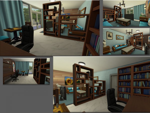  The Sims Resource: Modern Trimming House by matomibotaki