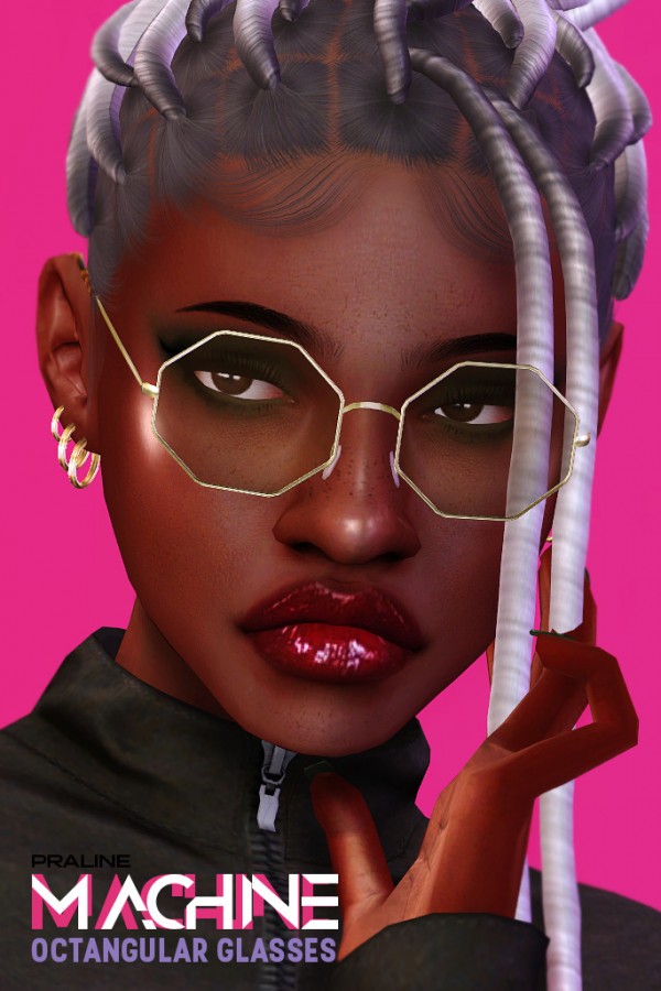  Praline Sims: Machne Octangular Glasses