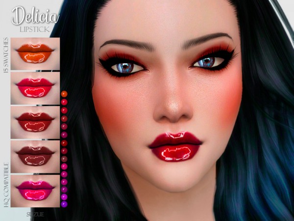  The Sims Resource: Delicia Lipstick N7 by Suzue