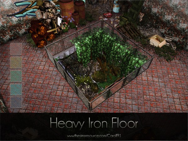  The Sims Resource: Heavy Iron Floor by Caroll91