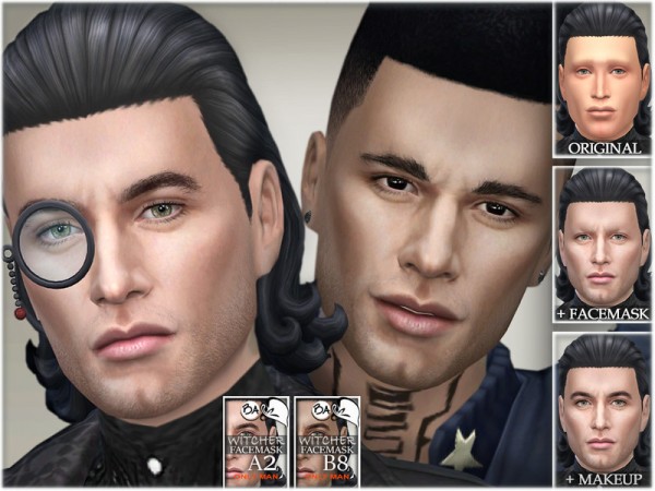  The Sims Resource: Witcher facemask by BAkalia