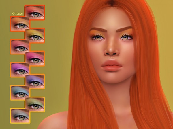  The Sims Resource: Isbel Eyeshadow by KatVerseCC