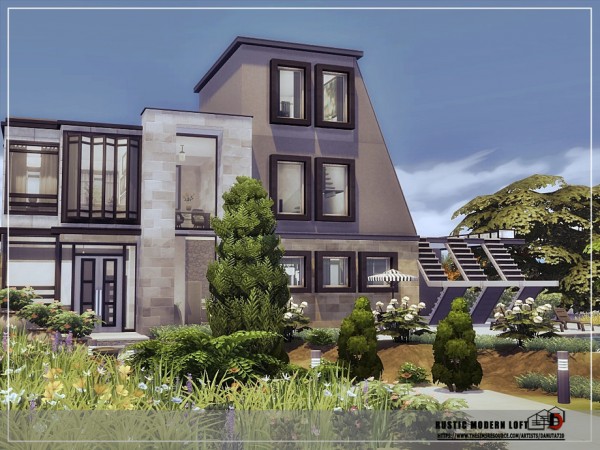  The Sims Resource: Rustic modern loft by Danuta720