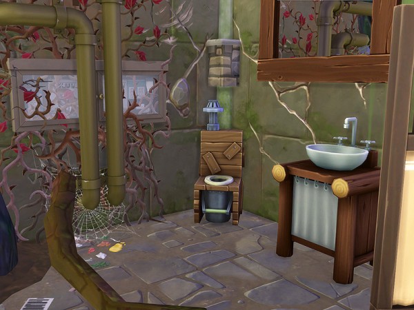  The Sims Resource: Victorian Library Ruins by Ineliz