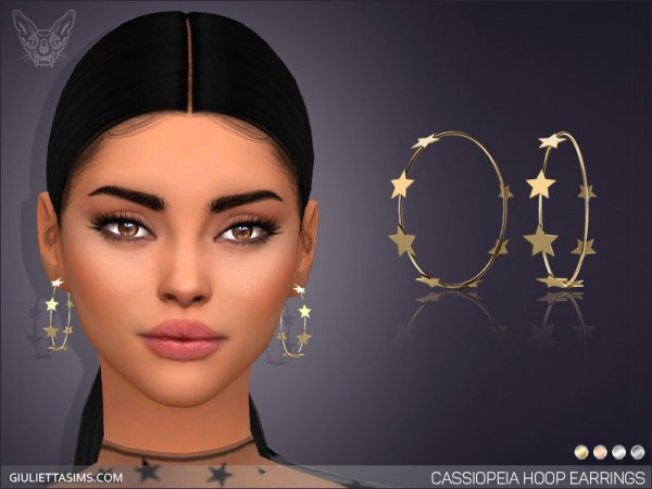  Giulietta Sims: Cassiopeia Hoop Earrings