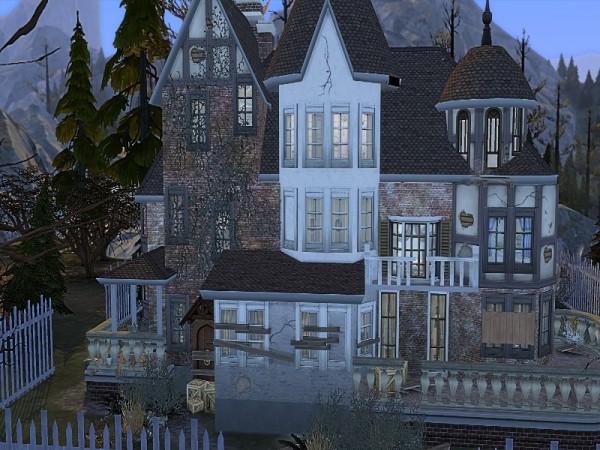  The Sims Resource: Haunted old manor   NO CC by GenkaiHaretsu