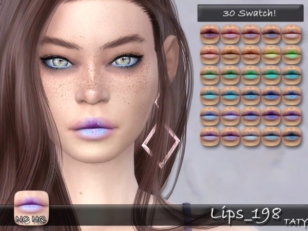  The Sims Resource: Lips 198 by Taty