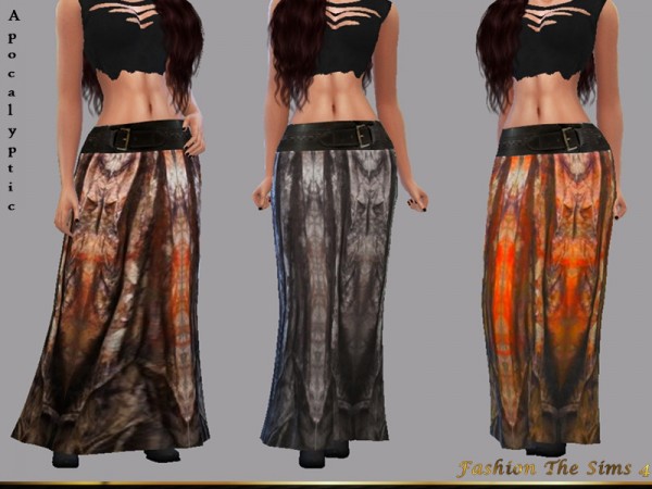  The Sims Resource: Pandora Skirt Apocalyptic by LYLLYAN