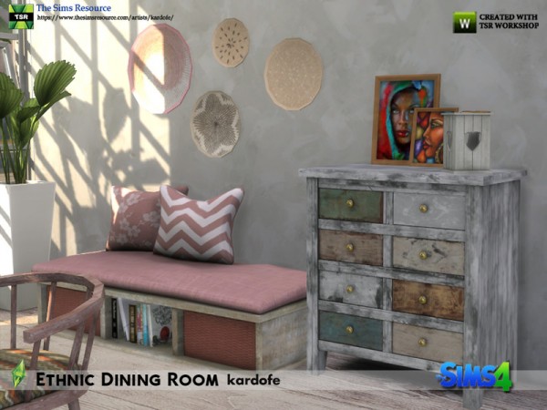  The Sims Resource: Ethnic Dining Room by kardofe