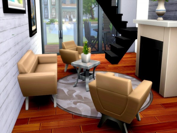  The Sims Resource: Big Family modern house by GenkaiHaretsu