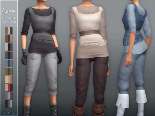  The Sims Resource: Kenzi Outfit by Sifix