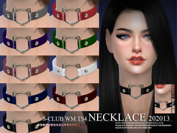  The Sims Resource: Necklace 202013 by S Club