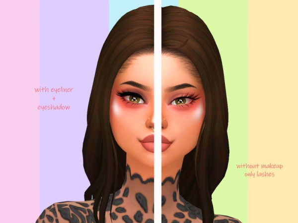  The Sims Resource: Mischa Mae Eyeliner by LadySimmer94